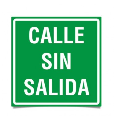 Señalética Vial Calle Sin...